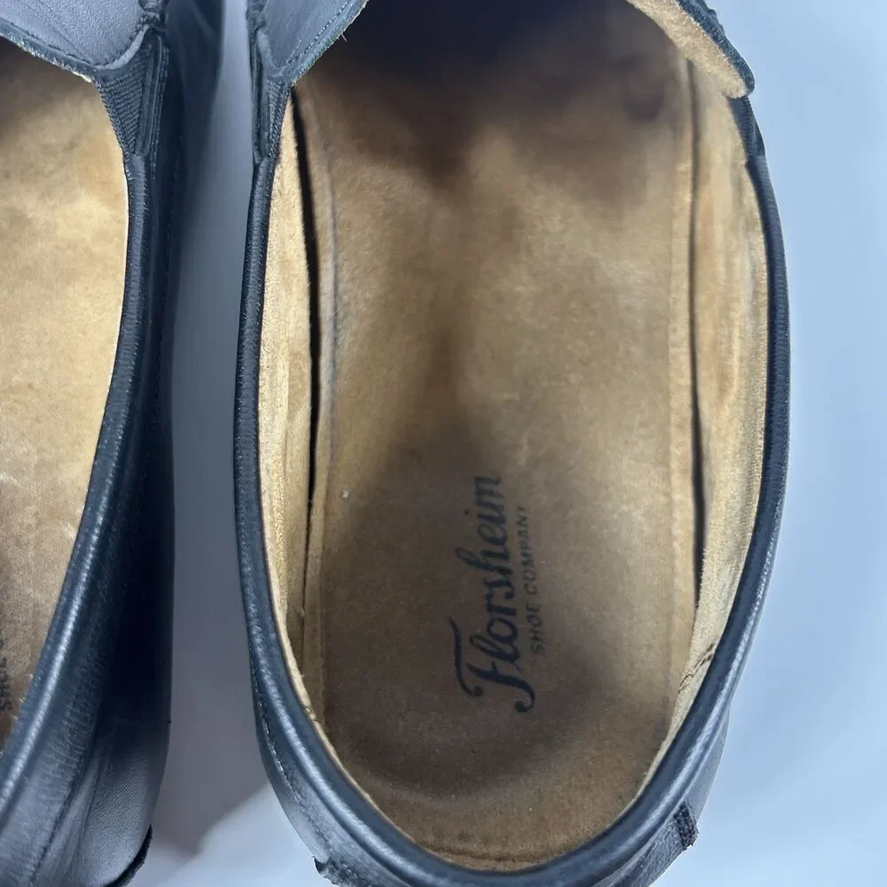 Florsheim Talladega Mens Loafers Size 12M Black Driving Shoe Soft Leather